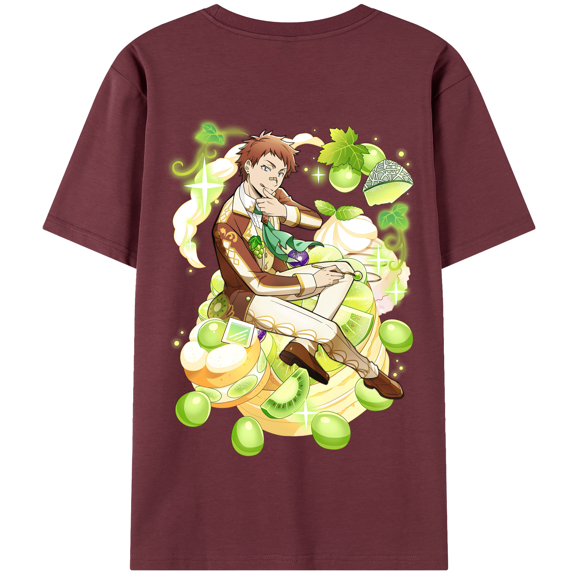 （画像用） 文豪ストレイドッグス Bungo Stray Dogs 綿100％半袖Tシャツ（背面プリント）